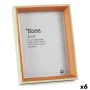 Moldura de Fotos 17 x 22 x 3 cm Cristal Castanho Branco Madeira MDF (6 Unidades) de Gift Decor, Molduras de parede e mesa - R...