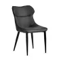 Armchair Black Anthracite Steel 49 x 86 x 60 cm (2 Units) by Gift Decor, Chairs - Ref: S3626377, Price: 139,30 €, Discount: %