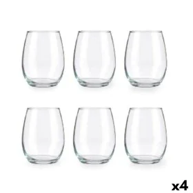 Set of glasses Amber Transparent Glass 350 ml (4 Units) by Pasabahce, Tumblers - Ref: S3626400, Price: 33,08 €, Discount: %