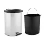 Pedal bin Silver Plastic 11 L (6 Units) by Berilo, Wastebaskets - Ref: S3626407, Price: 67,65 €, Discount: %