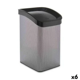 Papelera Basculante Gris oscuro Plástico 12 L (6 Unidades) de Berilo, Papeleras - Ref: S3626412, Precio: 65,19 €, Descuento: %