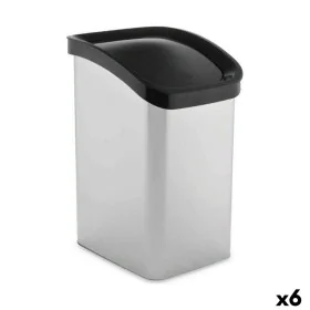 Rubbish bin 23 L Tipper truck Silver Plastic (6 Units) by Berilo, Wastebaskets - Ref: S3626413, Price: 77,60 €, Discount: %