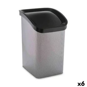 Cestino 23 L Oscillante Grigio scuro Plastica (6 Unità) di Berilo, Cestini per la carta - Rif: S3626414, Prezzo: 77,60 €, Sco...