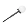 Marker Ball Solar charging White Black Plastic 10 x 34,5 x 10 cm (12 Units) by Ibergarden, Pathway Lighting - Ref: S3626415, ...