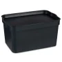 Storage Box with Lid Anthracite Plastic 2,3 L 13,5 x 11 x 20 cm (24 Units) by Kipit, Storage boxes and chests - Ref: S3626419...