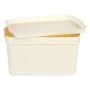 Scatola portaoggetti con coperchio Crema Plastica 2,3 L 13,5 x 11 x 20 cm (24 Unità) di Kipit, Scatole e cassapanche - Rif: S...