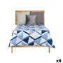 Colcha Reversible 180 x 260 cm Azul Blanco (6 Unidades) de Gift Decor, Mantas y colchas - Ref: S3626438, Precio: 89,72 €, Des...