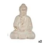 Decorative Garden Figure Buddha Polyresin 22,5 x 41,5 x 29,5 cm (2 Units) by Ibergarden, Figurines - Ref: S3626446, Price: 69...