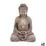 Decorative Garden Figure Buddha Polyresin 22,5 x 40,5 x 27 cm (2 Units) by Ibergarden, Figurines - Ref: S3626447, Price: 69,9...