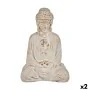 Figure décorative de jardin Buda Polyrésine 22,5 x 40,5 x 27 cm (2 Unités) de Ibergarden, Figurines - Réf : S3626448, Prix : ...