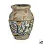 Figura Decorativa para Jardim Vaso Poliresina 25 x 32,5 x 25 cm (2 Unidades) de Ibergarden, Figurinhas - Ref: S3626452, Preço...