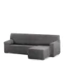 Funda para chaise longue de brazo corto derecho Eysa ROC Gris oscuro 120 x 120 x 360 cm de Eysa, Sofás - Ref: D1607211, Preci...