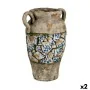 Figura Decorativa para Jardim Vaso Poliresina 21 x 34,5 x 28 cm (2 Unidades) de Ibergarden, Figurinhas - Ref: S3626454, Preço...