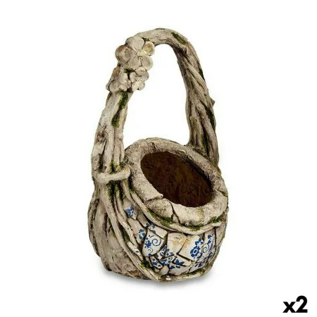 Figura Decorativa para Jardim Vaso Poliresina 25,5 x 44 x 27,5 cm (2 Unidades) de Ibergarden, Figurinhas - Ref: S3626456, Pre...