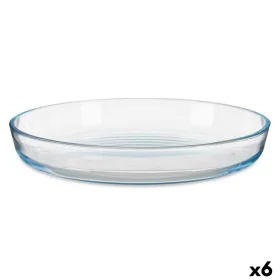 Baking tray Transparent Borosilicate Glass 31,5 x 5 x 31,5 cm (6 Units) by Vivalto, Roasting Pans - Ref: S3626467, Price: 28,...