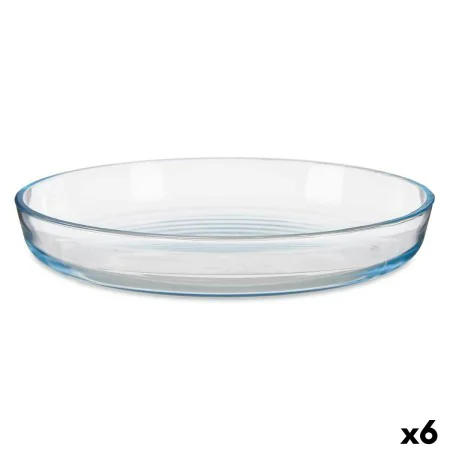 Plateau pour Four Transparent Verre Borosilicaté 31,5 x 5 x 31,5 cm (6 Unités) de Vivalto, Plats à rôtir - Réf : S3626467, Pr...