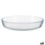 Bandeja para Forno Transparente Vidro de Borosilicato 25,5 x 4,5 x 25,5 cm (6 Unidades) de Vivalto, Tabuleiros de forno - Ref...