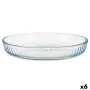 Bandeja para Forno Transparente Vidro de Borosilicato 31,2 x 5 x 5 cm (6 Unidades) de Vivalto, Tabuleiros de forno - Ref: S36...