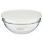 Lancheira Redonda com Tampa Chefs Branco 1,135 L 17,2 x 7,6 x 17,2 cm (4 Unidades) de Pasabahce, Armazenamento de alimentos -...