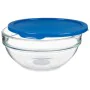 Lancheira Redonda com Tampa Chefs Azul 1,135 L 17,2 x 7,6 x 17,2 cm (4 Unidades) de Pasabahce, Armazenamento de alimentos - R...