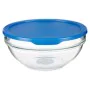 Panier-repas rond avec couvercle Chefs Bleu 1,135 L 17,2 x 7,6 x 17,2 cm (4 Unités) de Pasabahce, Stockage des aliments - Réf...