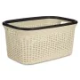 Cesto da Roupa Creme Plástico 36 L 36 x 25,5 x 52,5 cm (12 Unidades) de Kipit, Cestos para fornos rebatíveis - Ref: S3626509,...