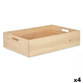 Caja Decorativa Madera de pino 40 x 14 x 60 cm (4 Unidades) de Gift Decor, Cajas - Ref: S3626513, Precio: 62,22 €, Descuento: %