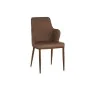 Fauteuil Losanges Marron Noir Acier 53 x 90 x 43 cm (2 Unités) de Gift Decor, Chaises - Réf : S3626546, Prix : 173,49 €, Remi...