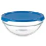 Porta Pranzo Rotondo con Coperchio Chefs Azzurro 595 ml 14 x 6,3 x 14 cm (6 Unità) di Pasabahce, Conservazione di alimenti - ...