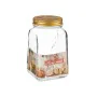 Jar Homemade Transparent Golden Metal Glass 1 L 9,8 x 17 x 9,8 cm (12 Units) by Pasabahce, Food storage - Ref: S3626558, Pric...