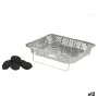 Barbacoa Desechable Aluminio Carbón 23,5 x 6 x 30,5 cm (12 Unidades) de La Dehesa, Barbacoas desechables - Ref: S3626580, Pre...