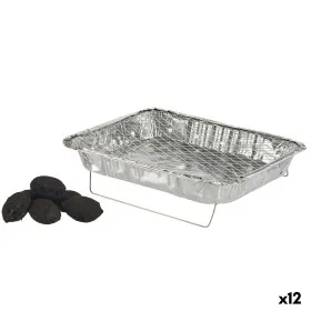 Barbacoa Desechable Aluminio Carbón 30 x 5,3 x 46,5 cm (12 Unidades) de La Dehesa, Barbacoas desechables - Ref: S3626581, Pre...