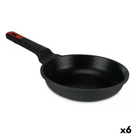 Pan Ø 22 cm Black Aluminium (6 Units) by Kinvara, Chef's Pans - Ref: S3626600, Price: 89,43 €, Discount: %