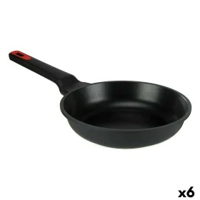 Pan Ø 24 cm Black Aluminium (6 Units) by Kinvara, Chef's Pans - Ref: S3626601, Price: 104,12 €, Discount: %