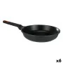 Frigideira Ø 30 cm Preto Alumínio (6 Unidades) de Kinvara, Tachos de chef - Ref: S3626602, Preço: 136,16 €, Desconto: %