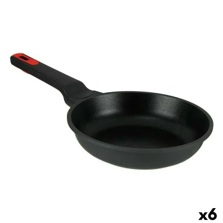 Pan Ø 20 cm Black Aluminium (6 Units) by Kinvara, Chef's Pans - Ref: S3626611, Price: 87,92 €, Discount: %