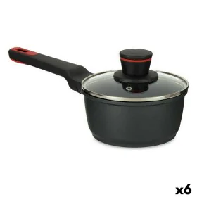 Cazo con Tapa Ø 16 cm Negro Aluminio (6 Unidades) de Kinvara, Cazos - Ref: S3626614, Precio: 97,60 €, Descuento: %