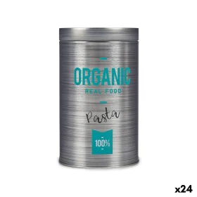 Tin Organic Paste Grey Tin 10,4 x 18,2 x 10,4 cm (24 Units) by Kinvara, Food storage - Ref: S3626625, Price: 66,57 €, Discoun...