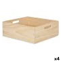 Caja Decorativa Madera de pino 35 x 14 x 40 cm (4 Unidades) de Gift Decor, Cajas - Ref: S3626634, Precio: 44,35 €, Descuento: %