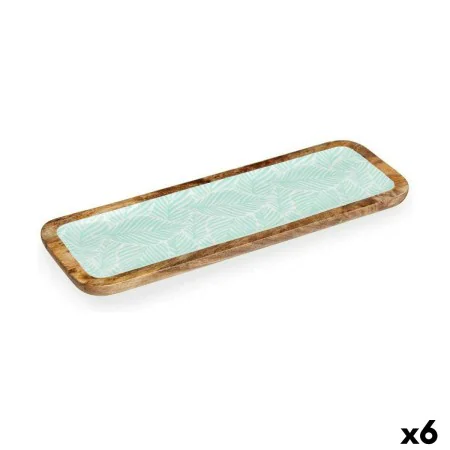 Centro de Mesa Blanco Marrón Verde Hoja de planta 45 x 15 cm (6 Unidades) de Gift Decor, Adornos - Ref: S3626635, Precio: 73,...