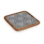 Centro de mesa Branco Castanho Preto Étnico 25 x 25 cm (6 Unidades) de Gift Decor, Adornos - Ref: S3626638, Preço: 80,72 €, D...