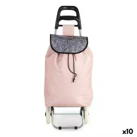 Carro de Compra Rosa 3,3 L 20 x 95 x 34 cm (10 Unidades) de Kinvara, Bolsas y cestas de la compra - Ref: S3626655, Precio: 94...