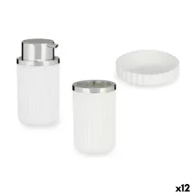 Conjunto de Banho Branco Plástico (12 Unidades) de Berilo, Jogos de acessórios para casa de banho - Ref: S3626664, Preço: 55,...