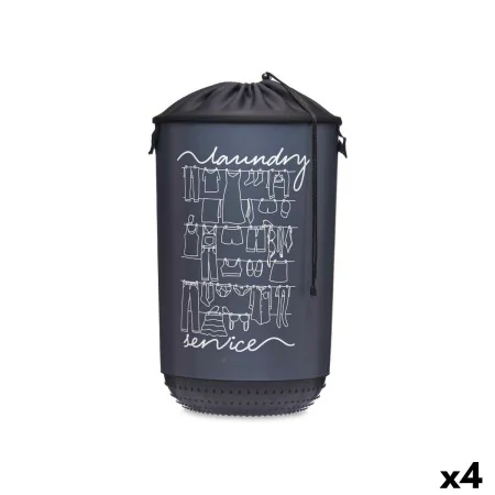 Cesto para la Ropa Laundry Sevice Azul oscuro Plástico 40 L 34 x 52,5 x 34 cm (4 Unidades) de Kipit, Cestos para la colada - ...