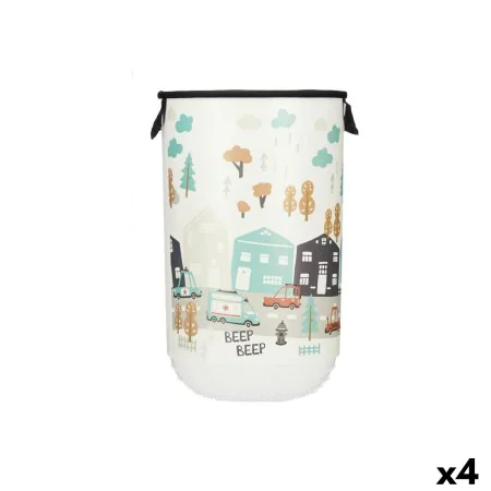 Laundry Basket Children's Road Plastic 40 L 34 x 52,3 x 34 cm (4 Units) by Kipit, Laundry Baskets - Ref: S3626673, Price: 68,...