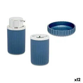 Bath Set Blue Plastic (12 Units) by Berilo, Bathroom Accessory Sets - Ref: S3626684, Price: 55,42 €, Discount: %