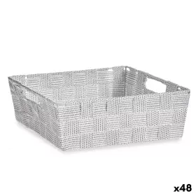 Multi-purpose basket White Cloth 3 L 23 x 8 x 27 cm (48 Units) by Kipit, Open Storage Bins - Ref: S3626685, Price: 90,52 €, D...