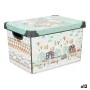 Caja de Almacenaje con Tapa Infantil Carretera Plástico 17 L 27,5 x 22 x 36,5 cm (12 Unidades) de Kipit, Cajas y arcones de a...