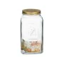 Bocal Homemade Transparent Doré Métal verre 3 L 13 x 25 x 13 cm (6 Unités) de Pasabahce, Stockage des aliments - Réf : S36267...