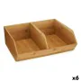 Caixa de Organização Empilhável Bambu 34,5 x 13 x 31 cm (6 Unidades) de Kinvara, Prateleiras e estantes - Ref: S3626765, Preç...